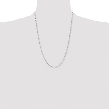 Chisel Stainless Steel Polished 2.4mm 24 inch Box Chain