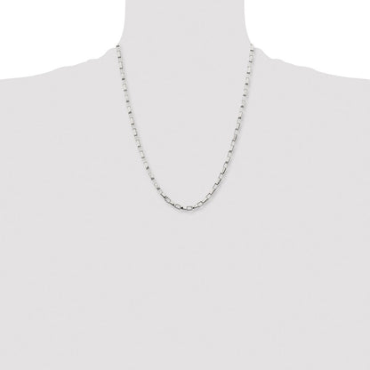 Chisel Stainless Steel Polished 4.8mm 22 inch Square Link Chain