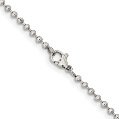 Chisel Stainless Steel Polished 2.4mm 30 inch Ball Chain