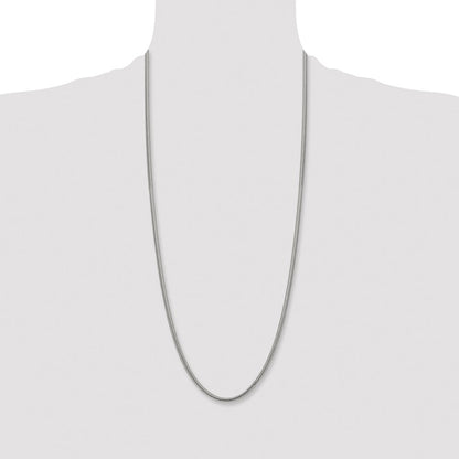 Chisel Stainless Steel Polished 4.2mm 30 inch Flat Snake Chain