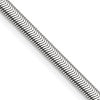 Chisel Stainless Steel Polished 4.2mm 24 inch Flat Snake Chain