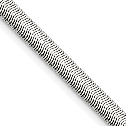 Chisel Stainless Steel Polished 6.2mm 20 inch Flat Snake Chain