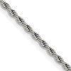 Chisel Stainless Steel Polished 2.4mm 20 inch Rope Chain