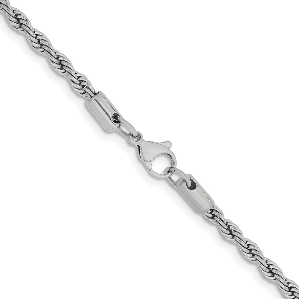 Chisel Stainless Steel Polished 4mm 22 inch Rope Chain