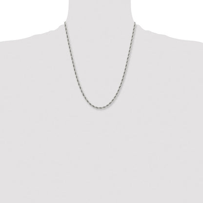 Chisel Stainless Steel Polished 4mm 22 inch Rope Chain