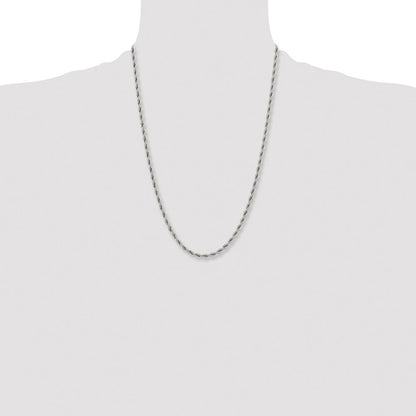 Chisel Stainless Steel Polished 4mm 24 inch Rope Chain