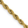 Chisel Stainless Steel Polished Yellow IP-plated 4mm 16 inch Rope Chain