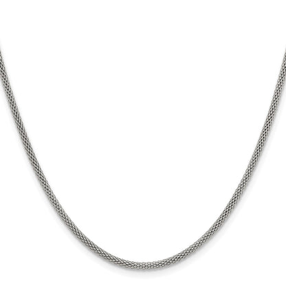 Chisel Stainless Steel Polished 2.5mm 24 inch Bismark Chain