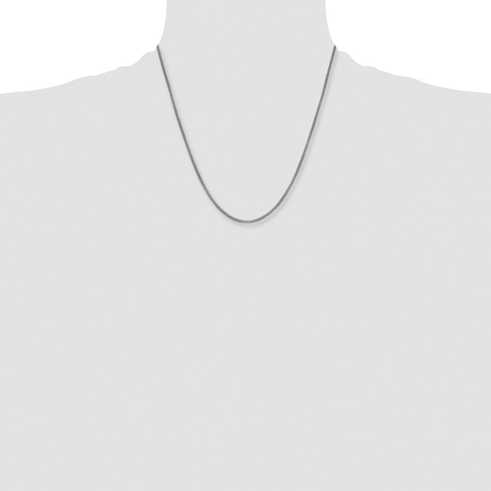Chisel Stainless Steel Polished 2.5mm 20 inch Bismark Chain
