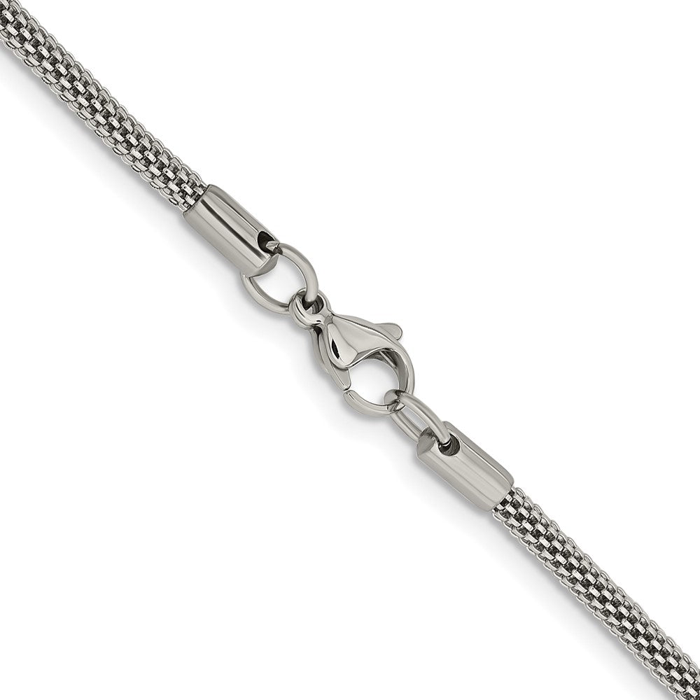 Chisel Stainless Steel Polished 3.2mm 24 inch Bismark Chain
