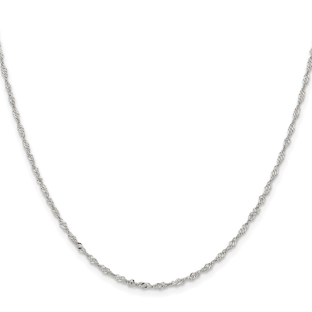 Chisel Stainless Steel Polished 2mm 22 inch Singapore Chain