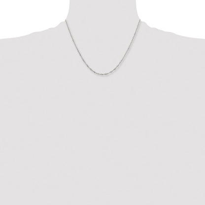 Chisel Stainless Steel Polished 2.5mm 18 inch Singapore Chain