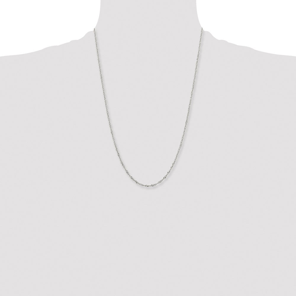 Chisel Stainless Steel Polished 2.5mm 24 inch Singapore Chain
