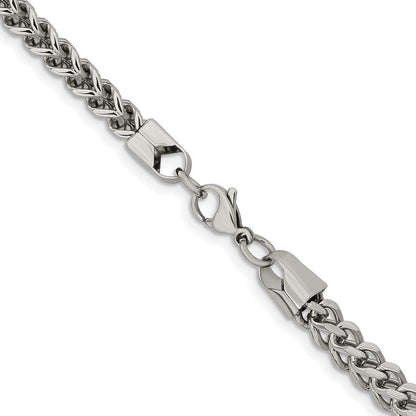 Chisel Stainless Steel Polished 5.5mm 22 inch Franco Chain