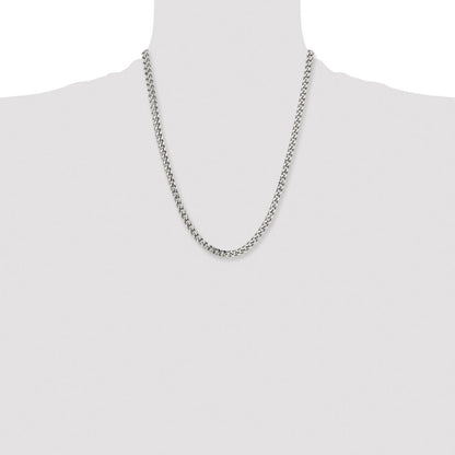 Chisel Stainless Steel Polished 5.5mm 22 inch Franco Chain