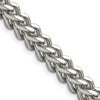 Chisel Stainless Steel Polished 6.75mm 24 inch Franco Chain