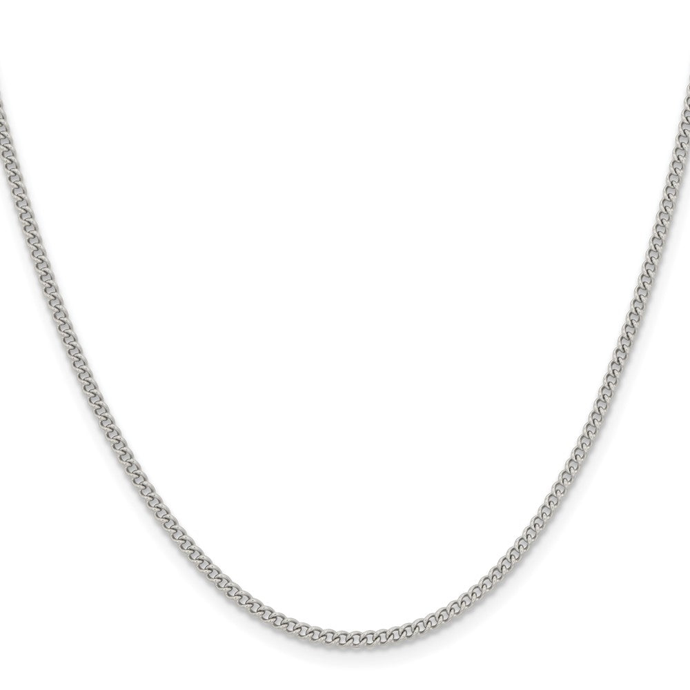 Chisel Stainless Steel Polished 2.25mm 20 inch Round Curb Chain