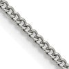 Chisel Stainless Steel Polished 2.25mm 16 inch Round Curb Chain