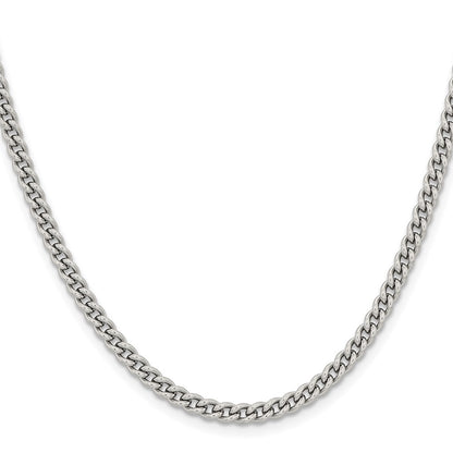Chisel Stainless Steel Polished 4mm 30 inch Round Curb Chain