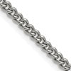 Chisel Stainless Steel Polished 4mm 22 inch Round Curb Chain