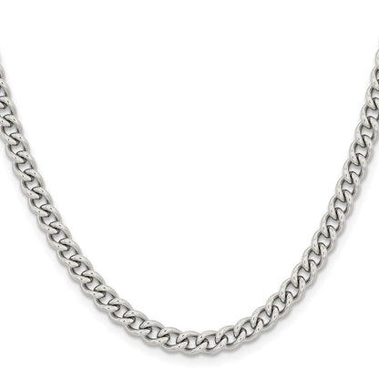 Chisel Stainless Steel Polished 5.3mm 20 inch Round Curb Chain