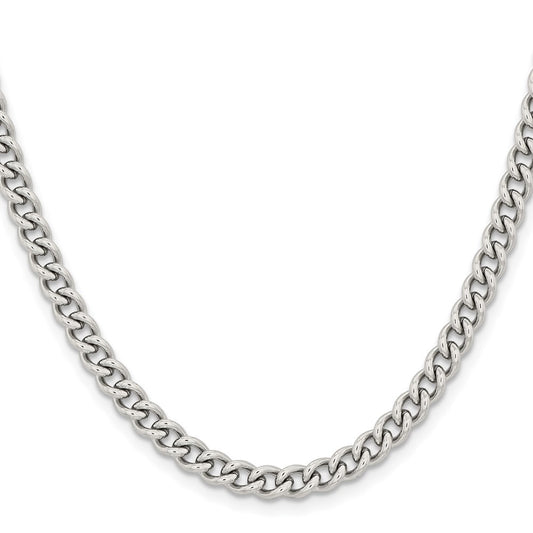 Chisel Stainless Steel Polished 5.3mm 20 inch Round Curb Chain