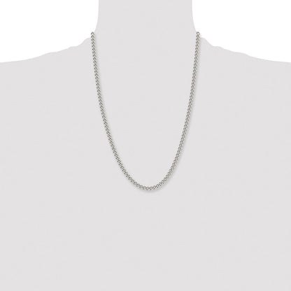 Chisel Stainless Steel Polished 5.3mm 24 inch Round Curb Chain