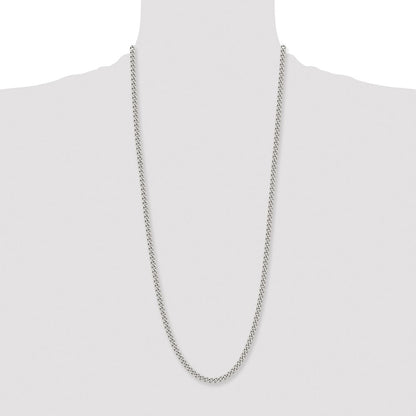 Chisel Stainless Steel Polished 5.3mm 30 inch Round Curb Chain