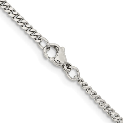 Chisel Stainless Steel Polished 3mm 22 inch Curb Chain