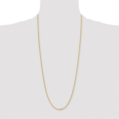 Chisel Stainless Steel Polished Yellow IP-plated 3mm 30 inch Curb Chain