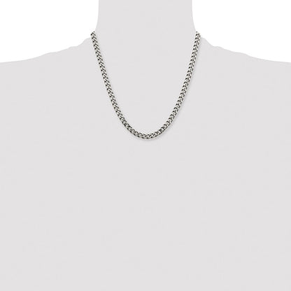 Chisel Stainless Steel Polished 6.75mm 20 inch Curb Chain