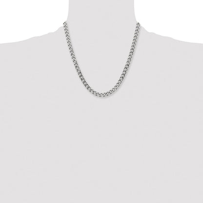 Chisel Stainless Steel Polished 7.5mm 20 inch Curb Chain