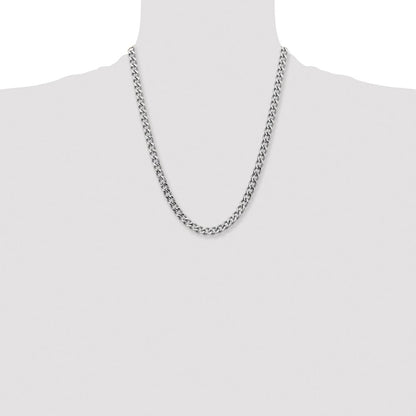 Chisel Stainless Steel Polished 7.5mm 22 inch Curb Chain