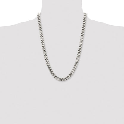 Chisel Stainless Steel Polished 9.5mm 24 inch Curb Chain