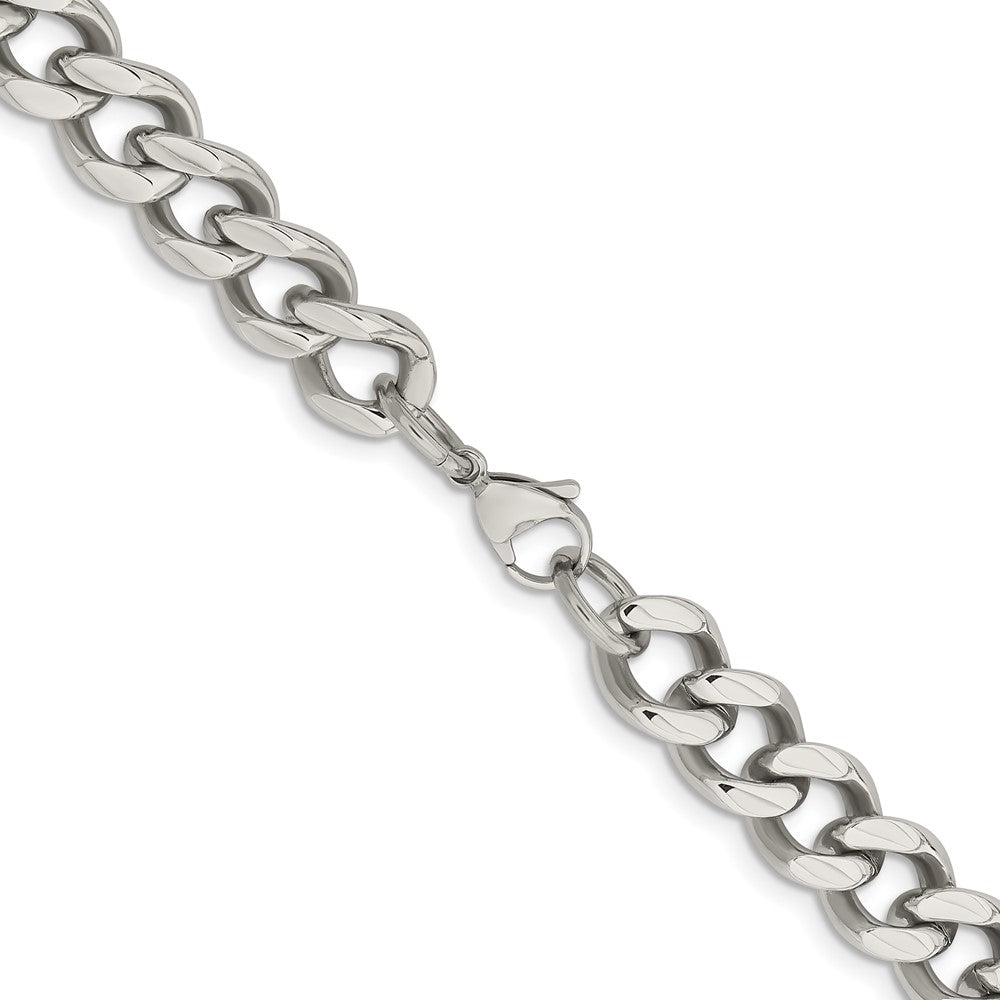 Chisel Stainless Steel Polished 11.5mm 24 inch Curb Chain