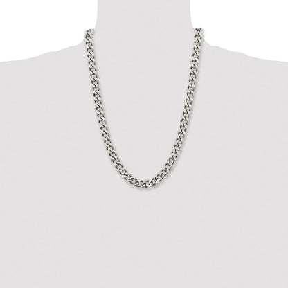 Chisel Stainless Steel Polished 11.5mm 24 inch Curb Chain