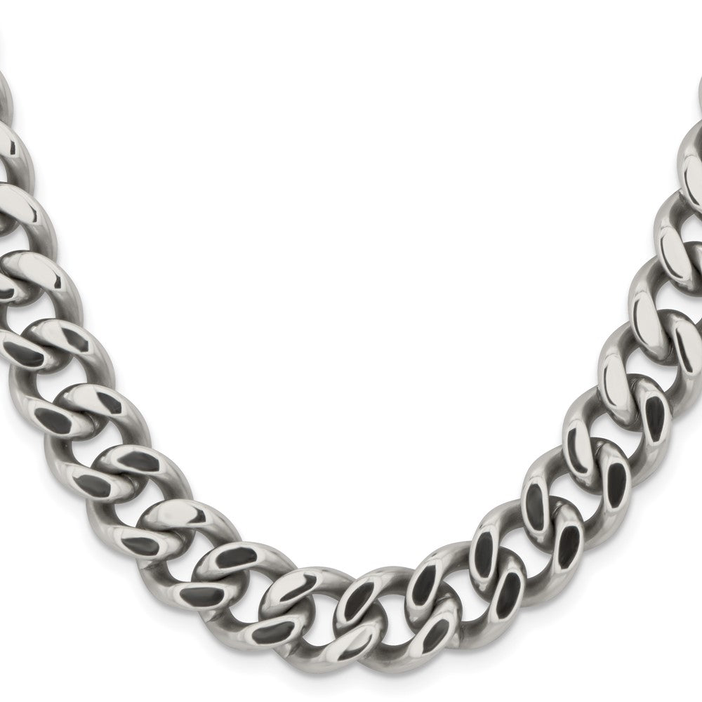 Chisel Stainless Steel Polished 13.75mm 24 inch Curb Chain