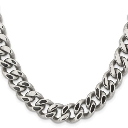 Chisel Stainless Steel Polished 13.75mm 24 inch Curb Chain