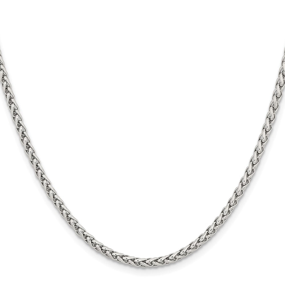 Chisel Stainless Steel Polished 3mm 20 inch Wheat Chain