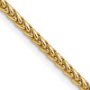 Chisel Stainless Steel Polished Yellow IP-plated 3mm 24 inch Wheat Chain