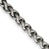 Chisel Stainless Steel Polished 18 inch Wheat Chain Necklace
