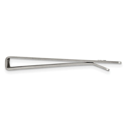 Chisel Stainless Steel Brushed and Polished 8.25 inch Bracelet, Money Clip and Key Ring Set