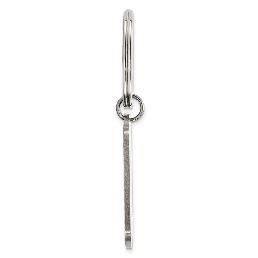 Chisel Stainless Steel Brushed and Polished 8.25 inch Bracelet, Money Clip and Key Ring Set