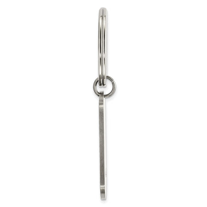 Chisel Stainless Steel Brushed and Polished 8.25 inch Bracelet, Money Clip and Key Ring Set