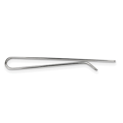 Chisel Stainless Steel Polished Tie Bar / Money Clip