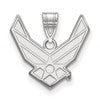 Sterling Silver Rhodium-plated LogoArt U.S. Air Force Large Pendant