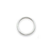 14k White Gold Polished 2mm Stackable Band Size 5