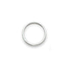 14k White Gold Polished 2mm Stackable Band Size 5