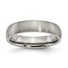 Chisel Titanium Brushed 5mm Half Round Band