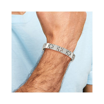 Chisel Titanium Polished 8.25 inch Bracelet